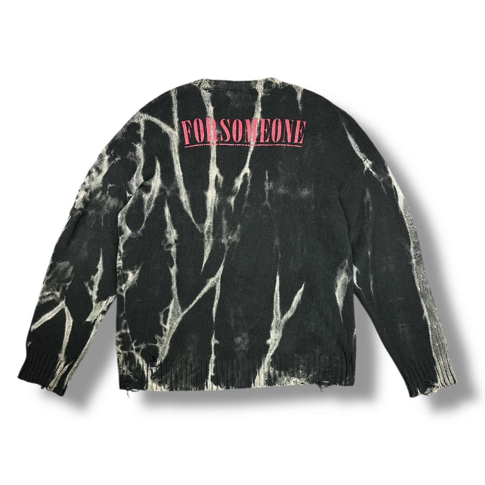 FORSOMEONE TIEDIE DAMAGED KNIT タイダイ ダメージ ニット セーター 