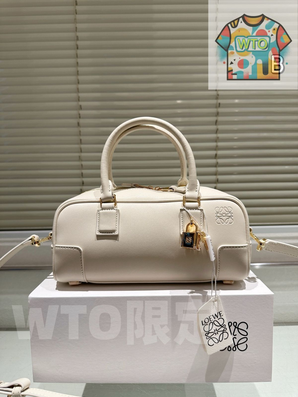 今日WTO】LOEWE ハンドバッグ（牛皮 24×13cm）-WTO輸入-SN96