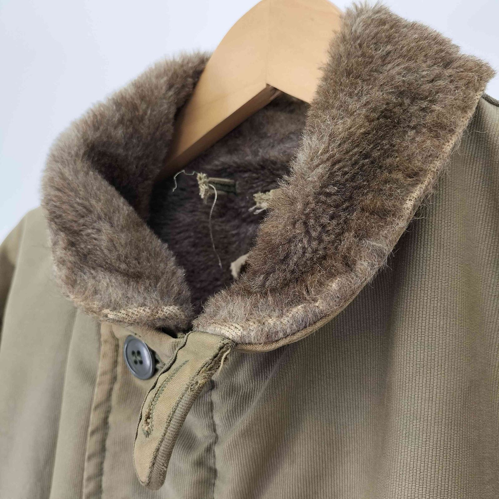 ユーエスネイビー U.S.NAVY 40S N-1 U.S.N. BROWN FIELD ステンシル