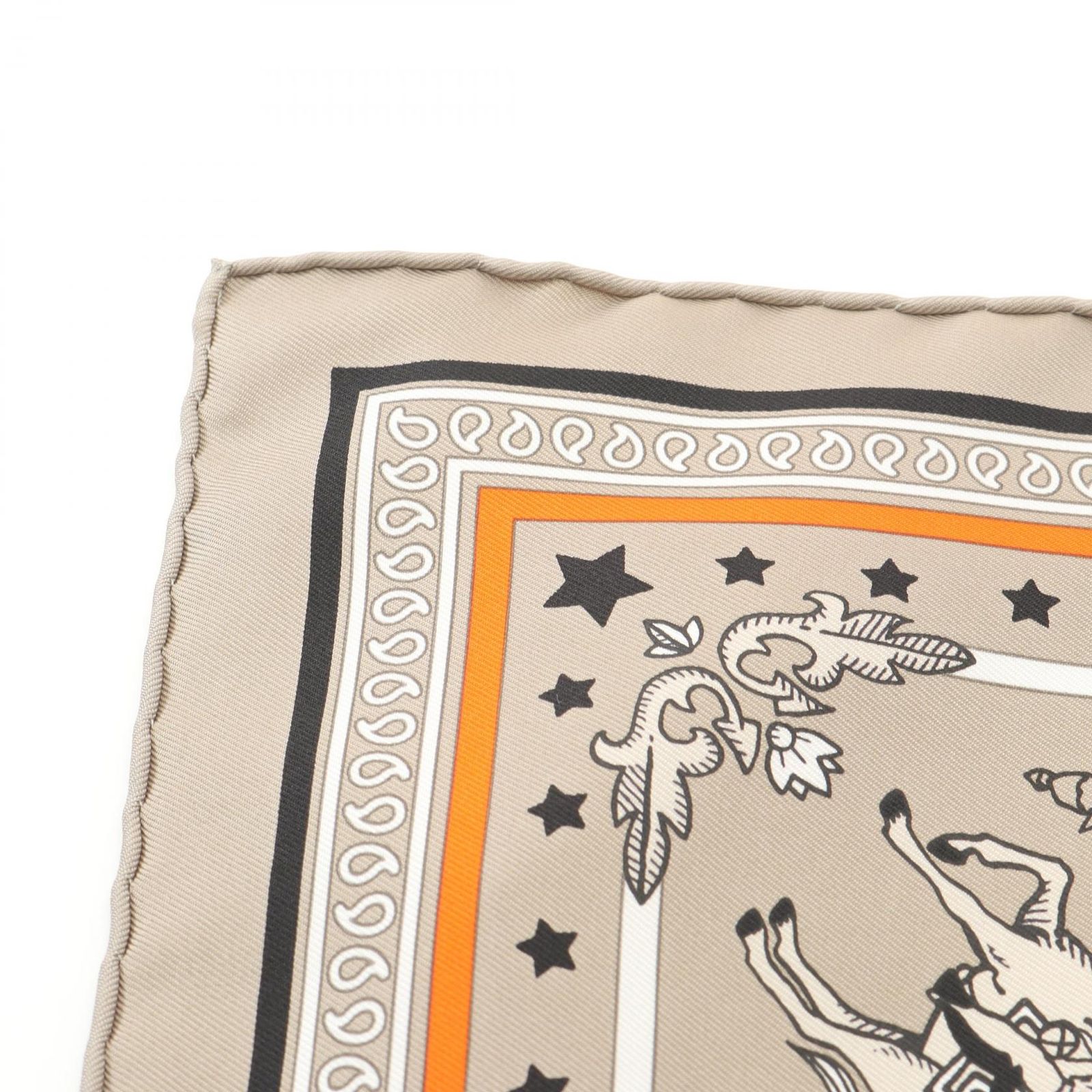 エルメス HERMES スカーフ カレ55 Hermes Paris Station グリサンドル 