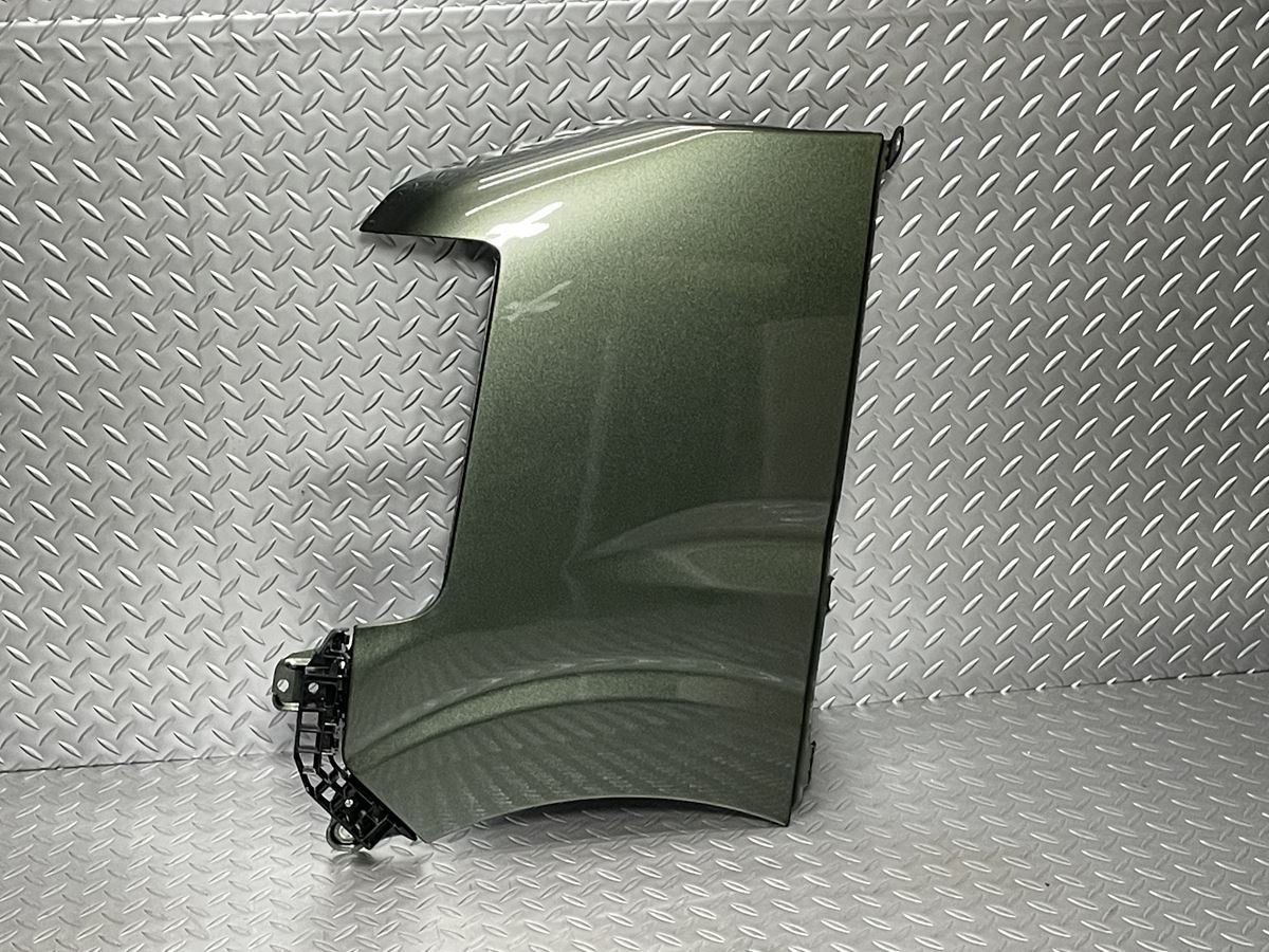 送料無料【新車外し】エブリイ 純正フェンダー左 緑ZVDクールカーキ