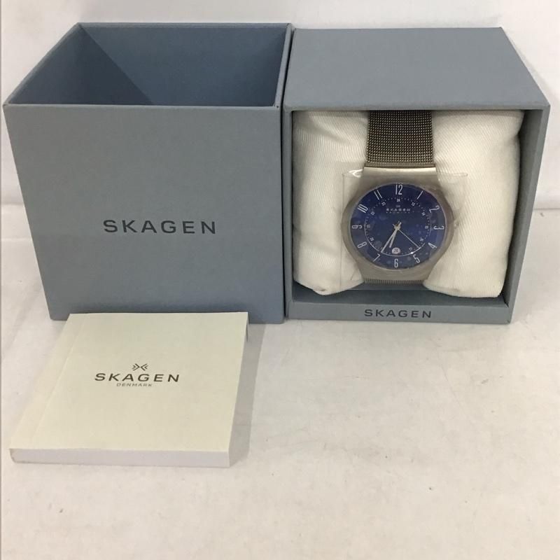 箱付き SKAGEN アナログ腕時計 ブラック/ブルー 楽天市場】skagen black labelの通販