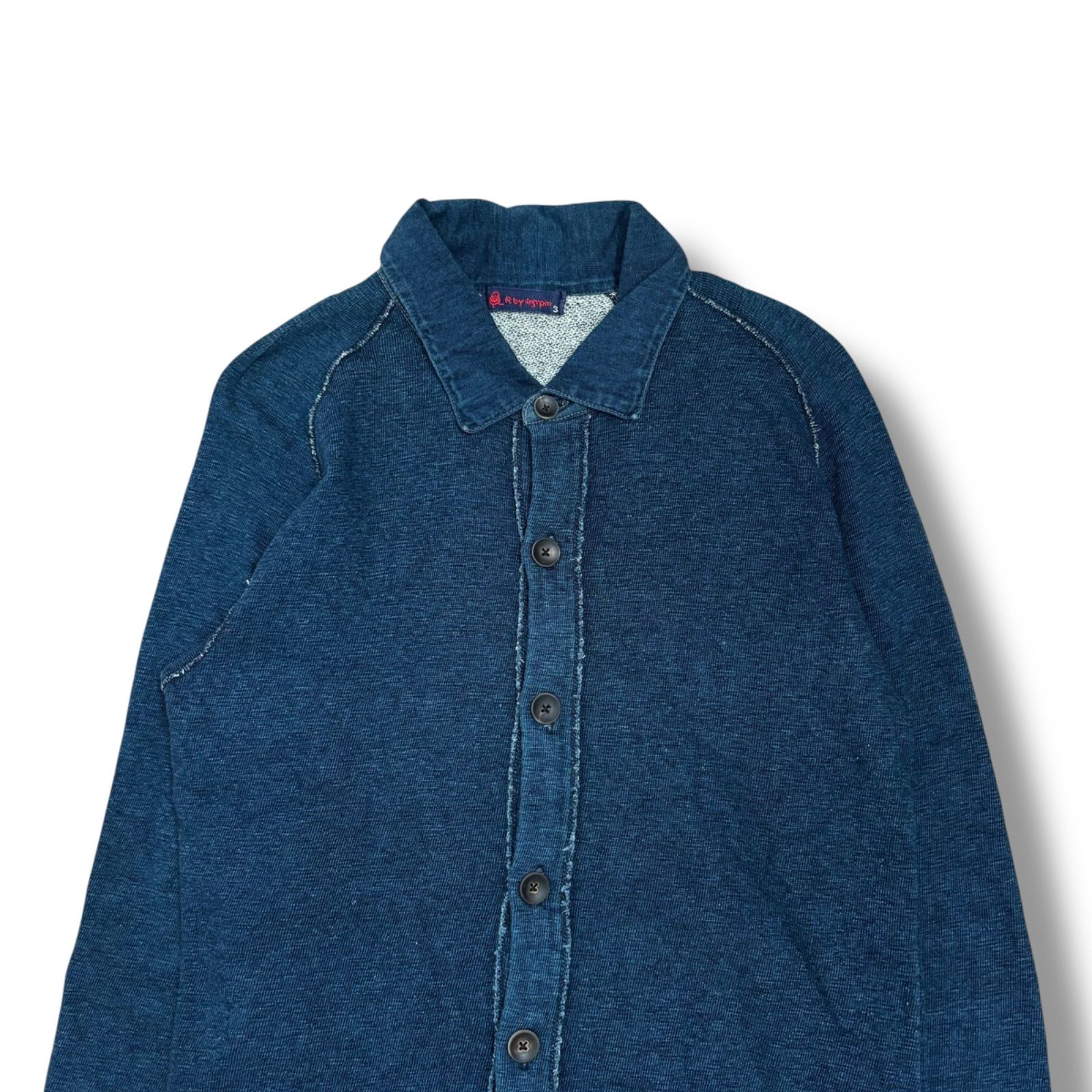 美品　R by 45rpm インディゴジャケット 3 45rpm】藍染 インディゴ シャツ／ジャケット 3 - メルカリ