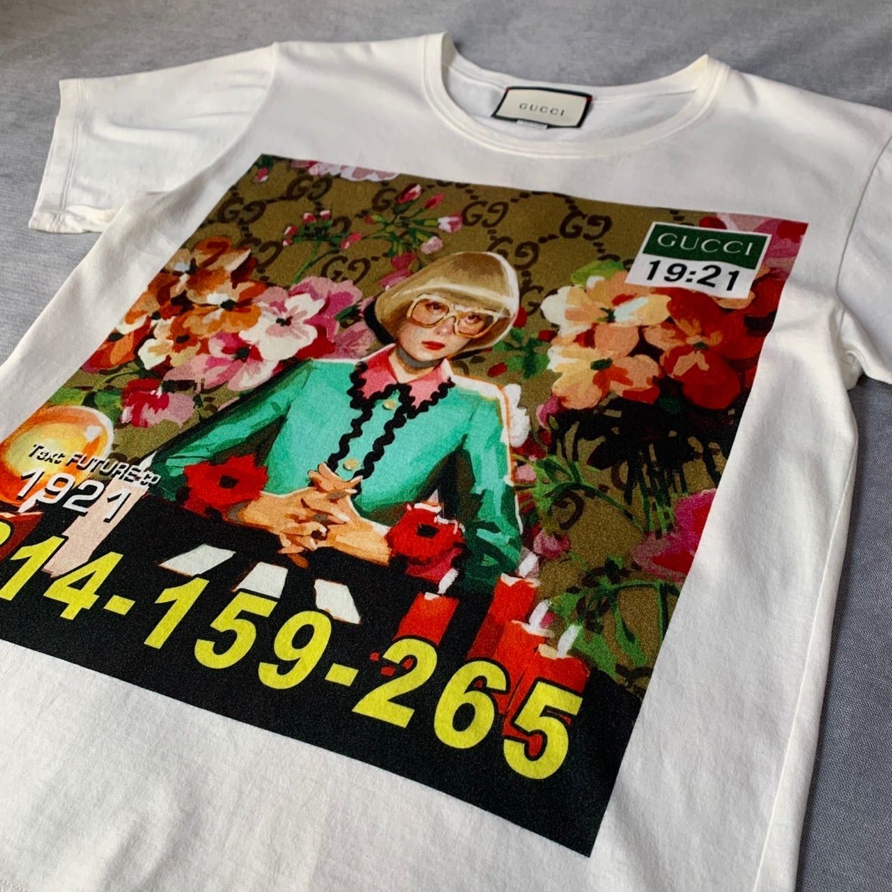 GUCCI イグナシモンレアル　箱　36.5×24.5×5 GUCCI グッチ イグナシモンレアル コラボ Tシャツ 総柄 グラフィック