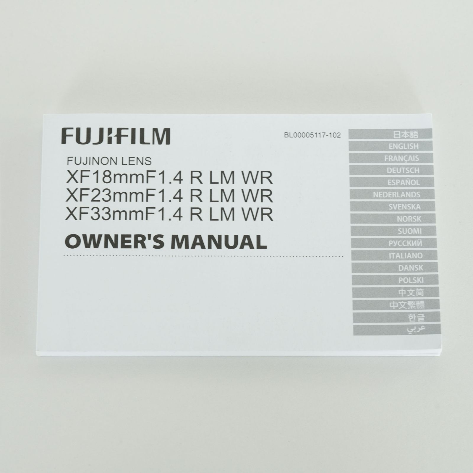 FUJIFILM XF23mmF1.4