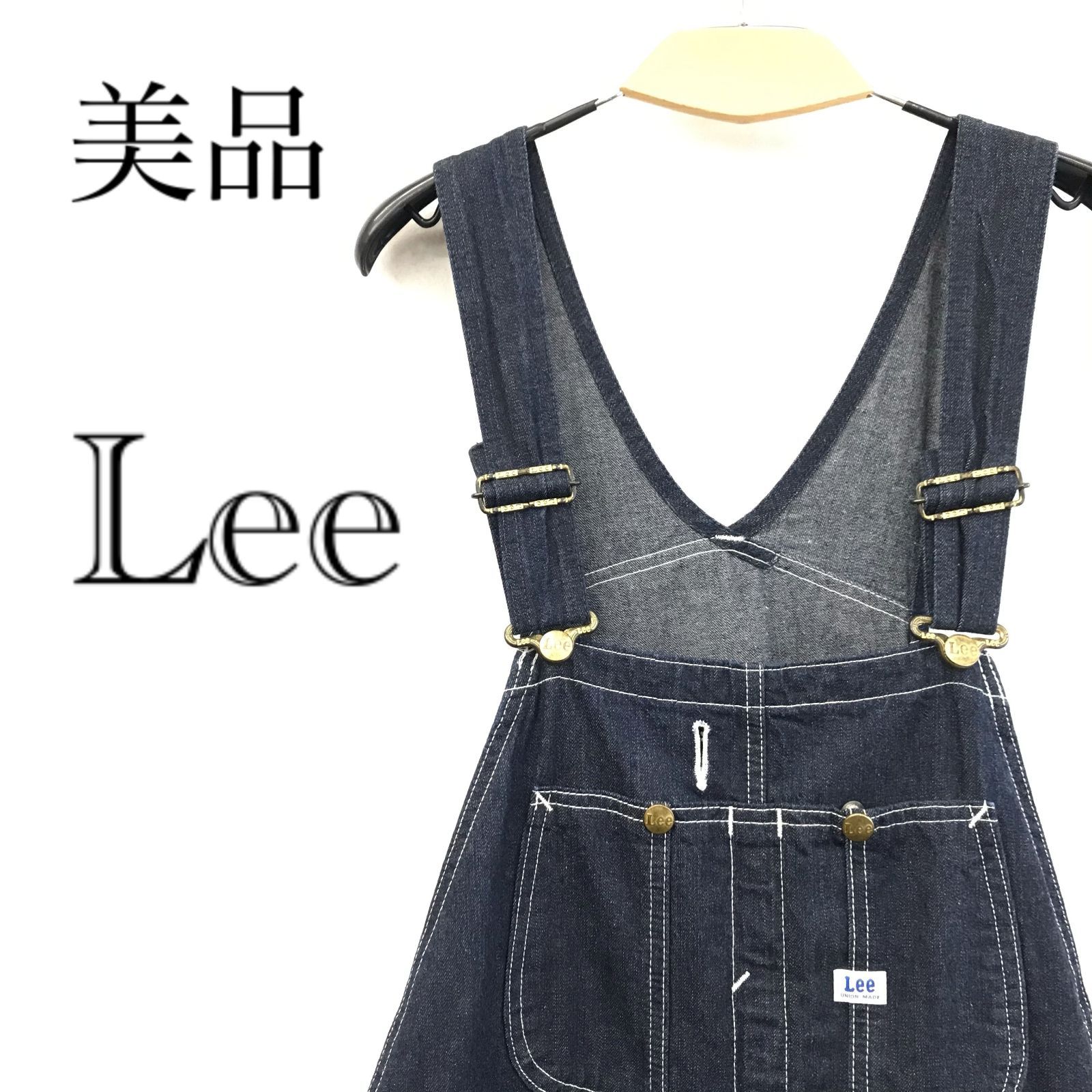 Lee LM7254 リー デニム オーバーオール ワンウォッシュ つなぎ L