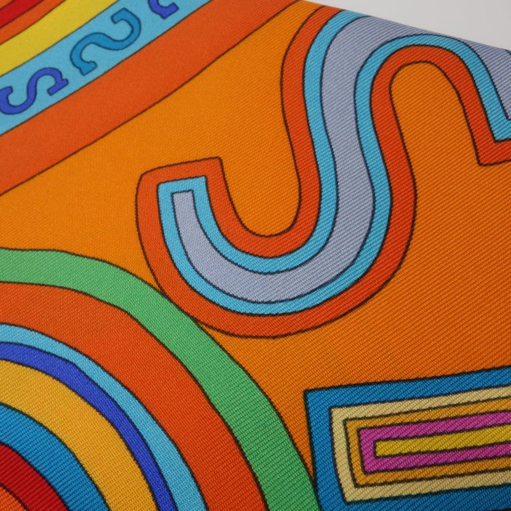 HERMES エルメス スカーフ カレ90 フランスパリス24Fbg シルク