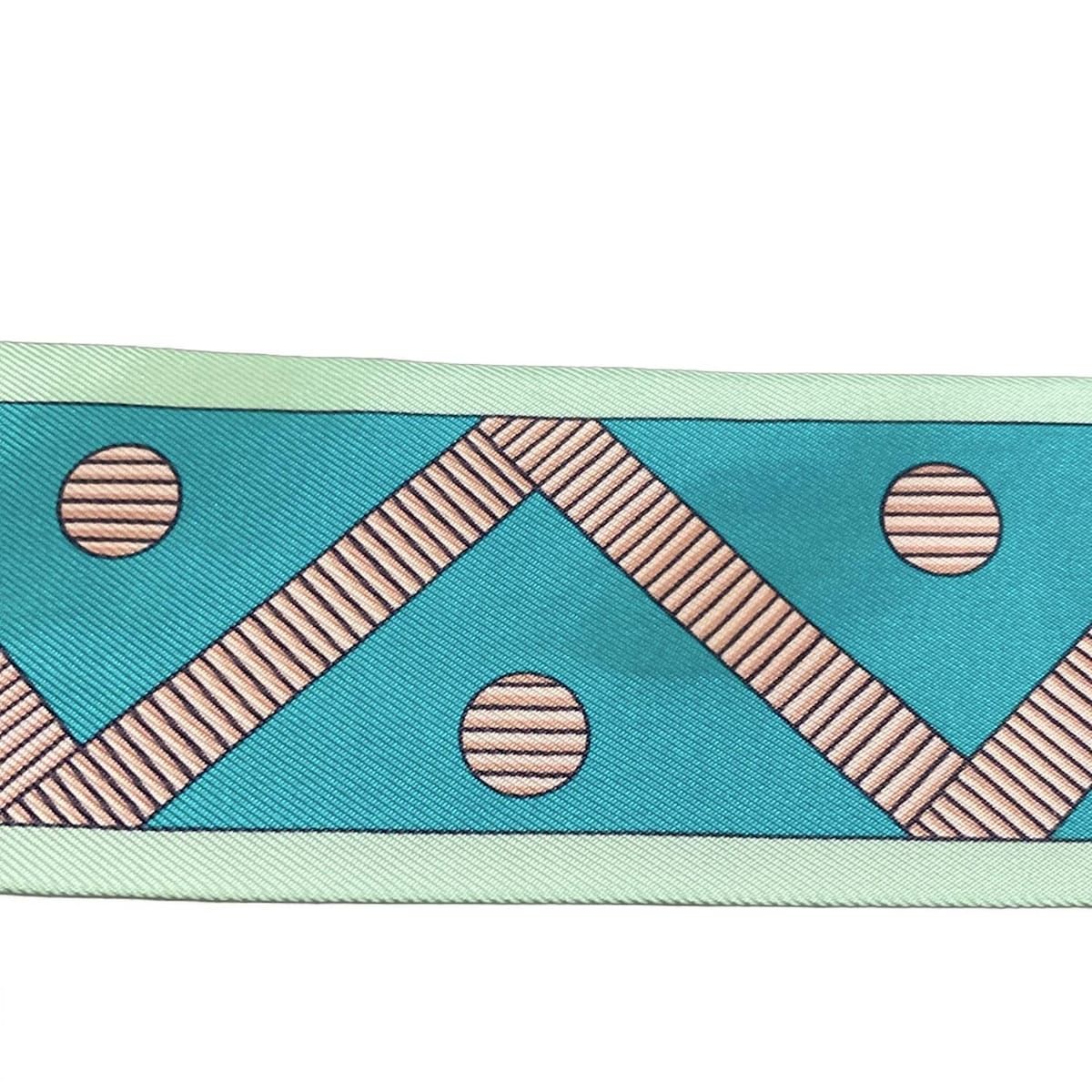 HERMES(エルメス) スカーフ美品 ツイリー ブルーグリーン