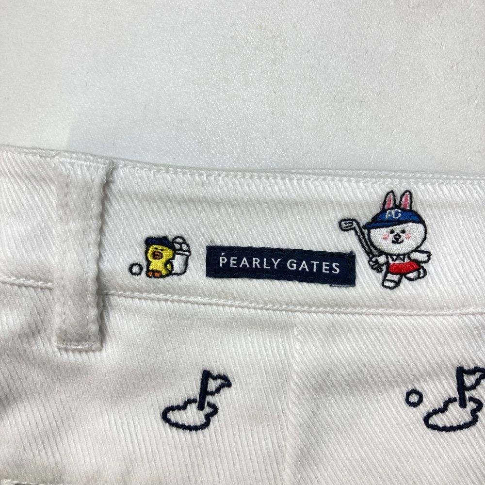【極美品】パーリーゲイツ LINE FRIENDS コラボ 刺繍スカート 1 サイズ：1 PEARLY GATES パーリーゲイツ LINE FRIENDS 2022年