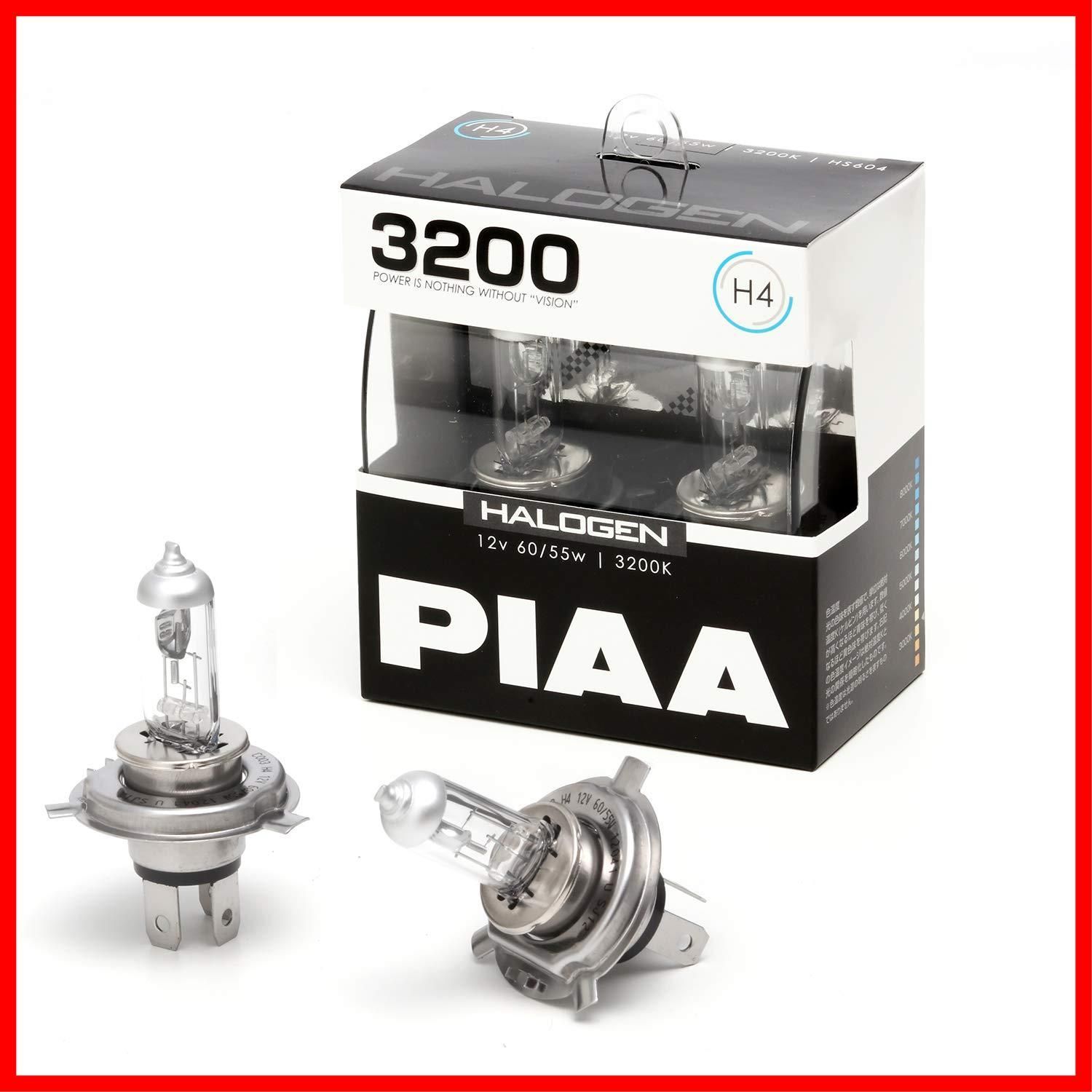 人気商品】PIAA ヘッドライト・フォグランプ用 ハロゲン H4 3200K 車検対応 2個入 12V 60/55W HS604 - メルカリ