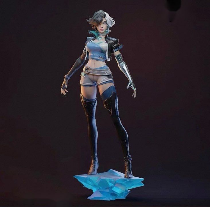 1/6 ガレージキット フィギュア 未塗装 ルナ・スノー マーベル 33cm