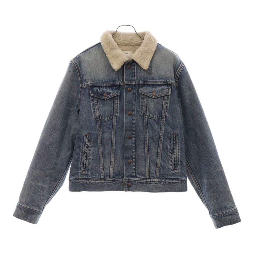 CELINE デニム ボア ジャケット Gジャン 新品 Celine ボアGジャン デニムジャケット Mサイズ CELINE（Gジャン⁄デニム