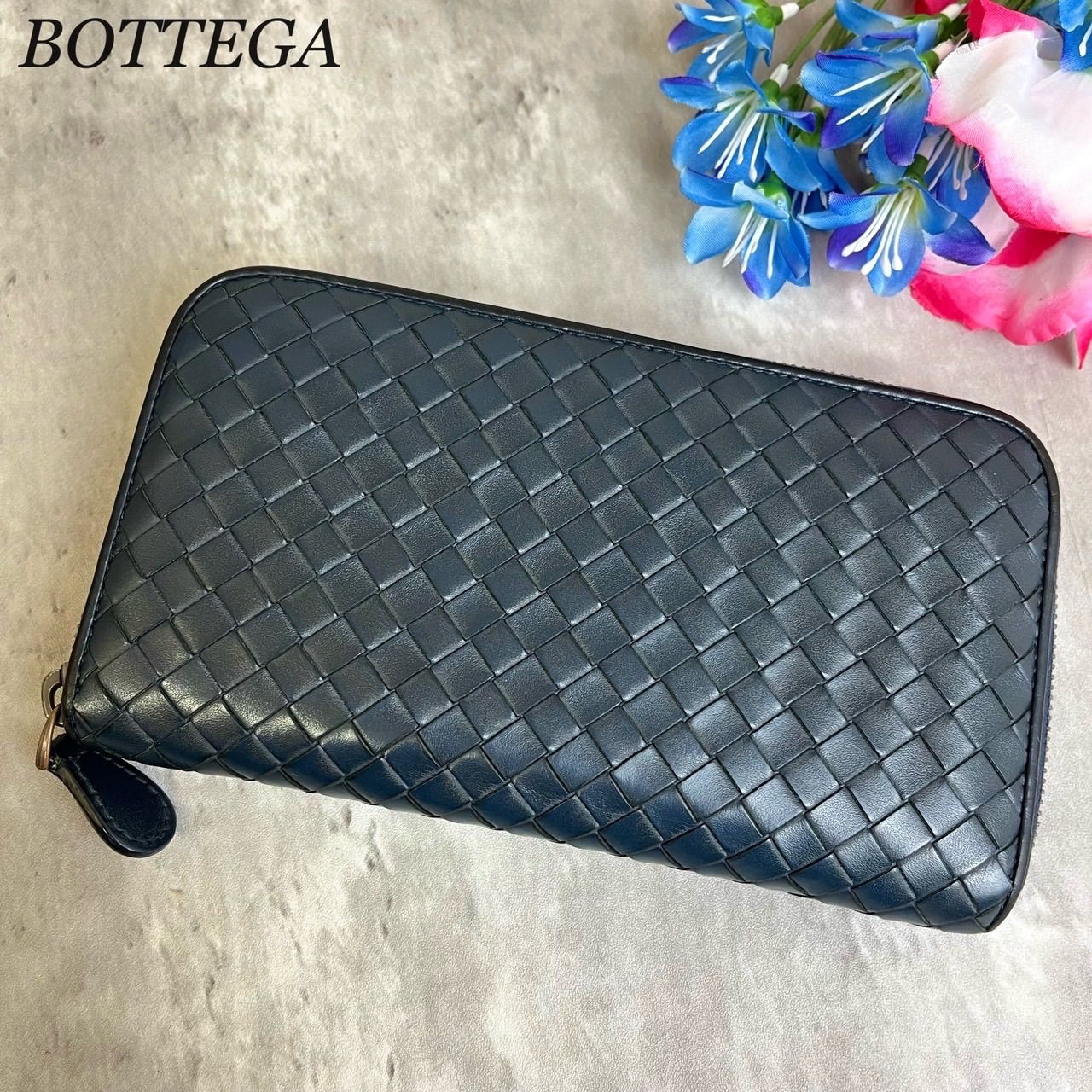 ✨良品✨ BOTTEGA VENETA ボッテガヴェネタ 長財布 ラウンドファスナー  