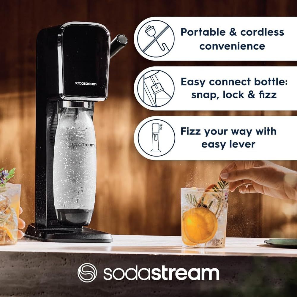 【新品未使用】sodastream ART 炭酸水メーカー sodastream 【今なら10％FF！＋マシン代返金保証】ソーダ