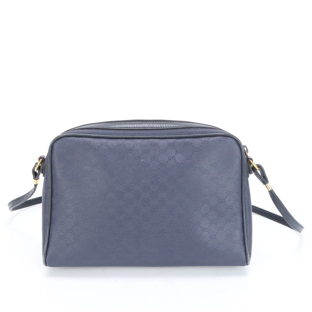 ヴィンテージ オールド グッチ マイクロGG レザー ショルダーバッグ  