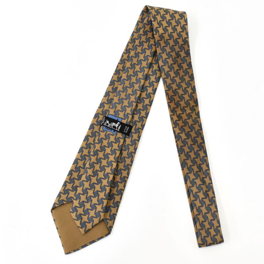 未使用 ネクタイ シルク100% HERMES エルメス ハイブランド ファソネ