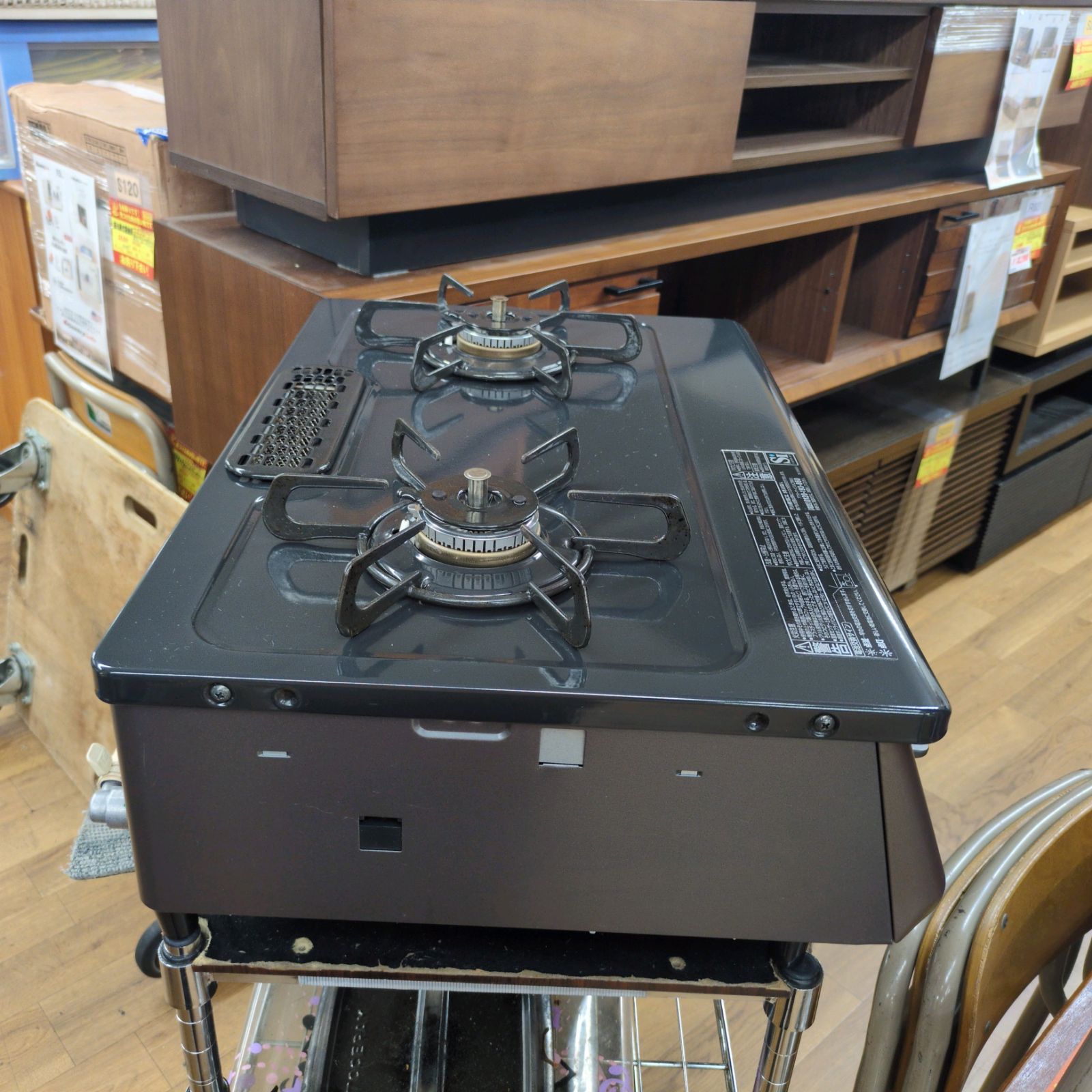 水無し片面焼きグリル