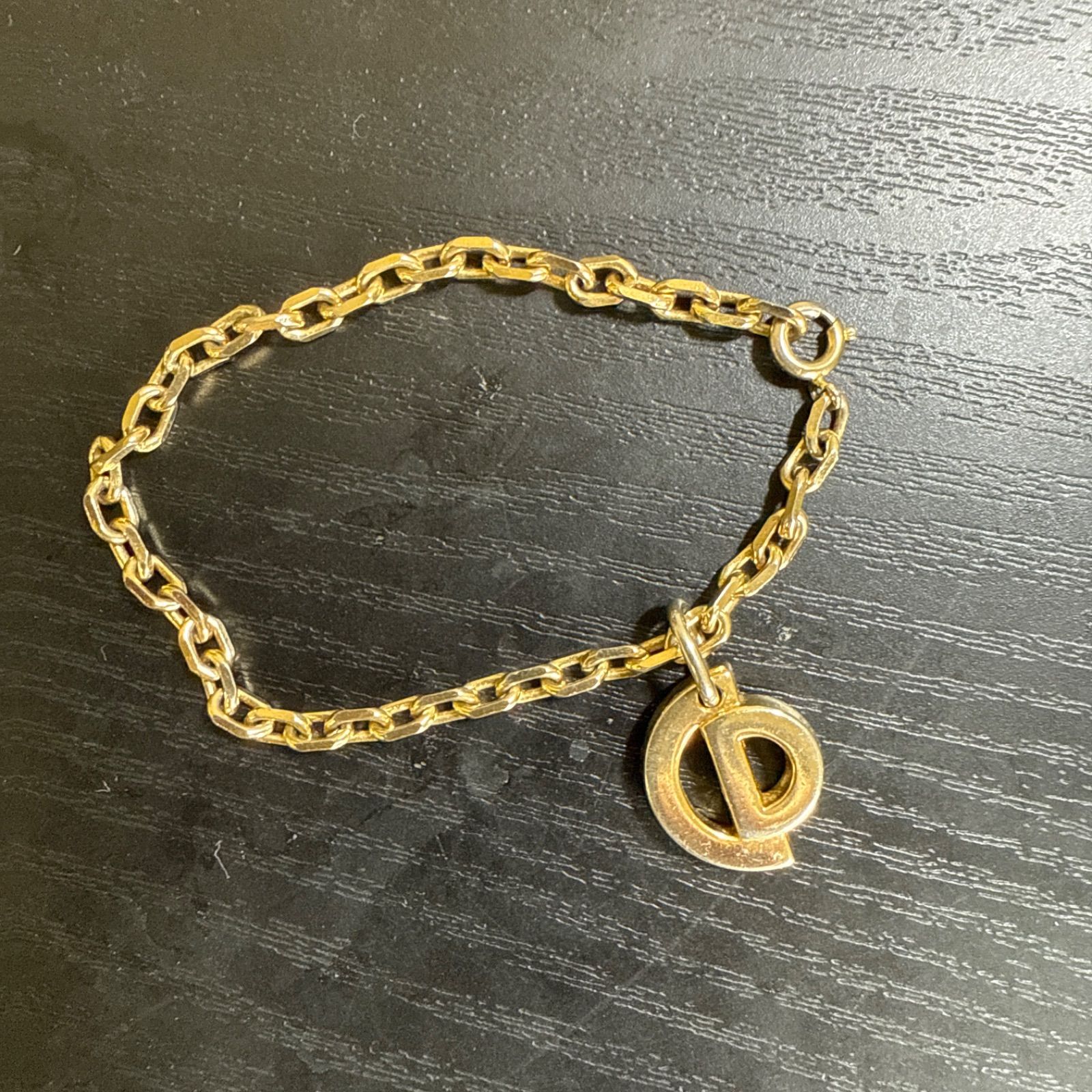 ChristianDior クリスチャンディオール CDチャームブレスレット