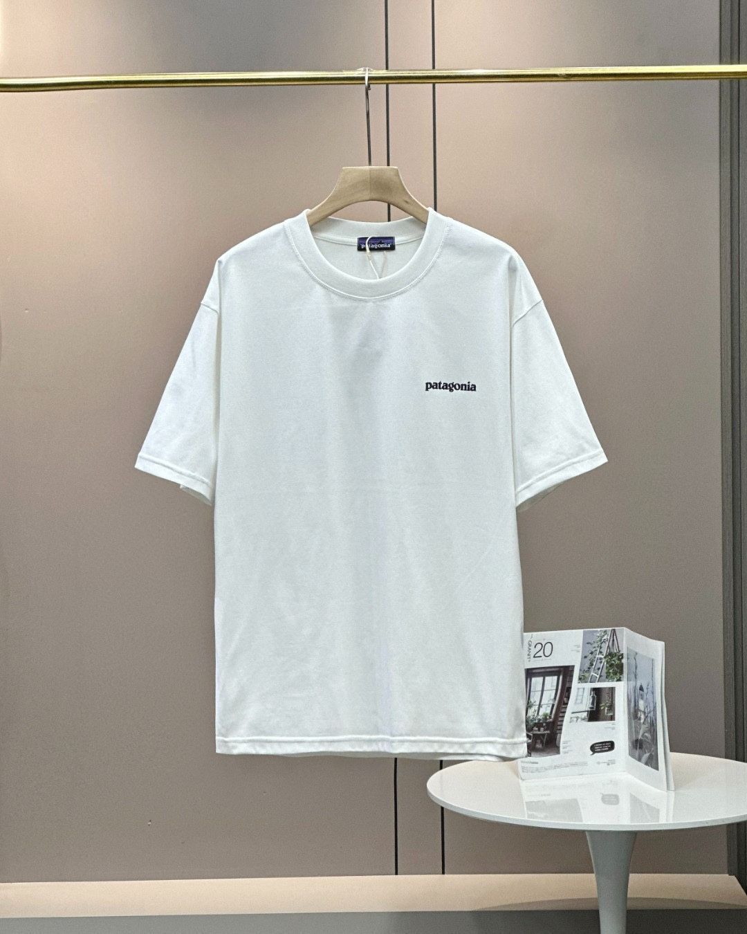 【人気商品・新品未使用】Patagoniaパタゴニア クラシックプリントカジュアルルーズカップル半袖Tシャツ