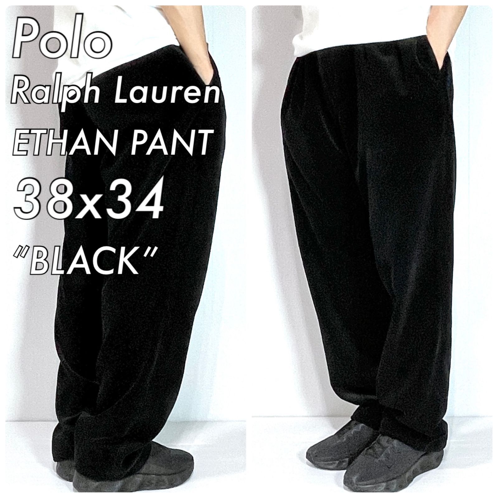 超希少ブラック】 90s Polo Ralph Lauren ポロラルフローレン W38L34