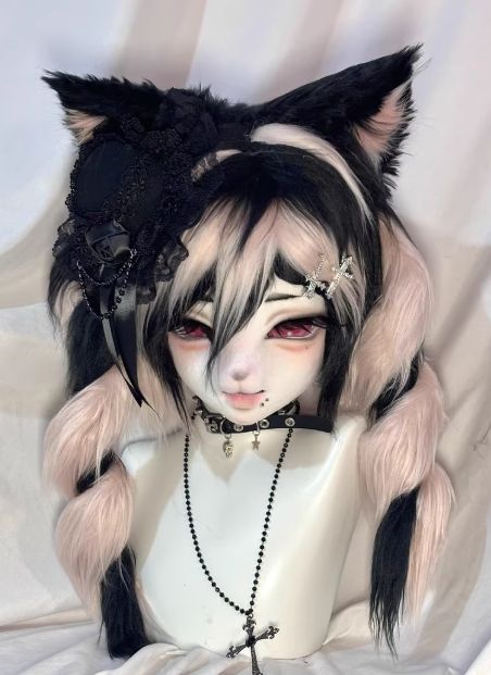 着ぐるみセット 狼ケモノ全頭マスク尻尾 手袋 ぬいぐるみ コスプレ コスチューム Amazon.co.jp: [nacyvcos] 狼のマスクと尻尾と手袋のセット