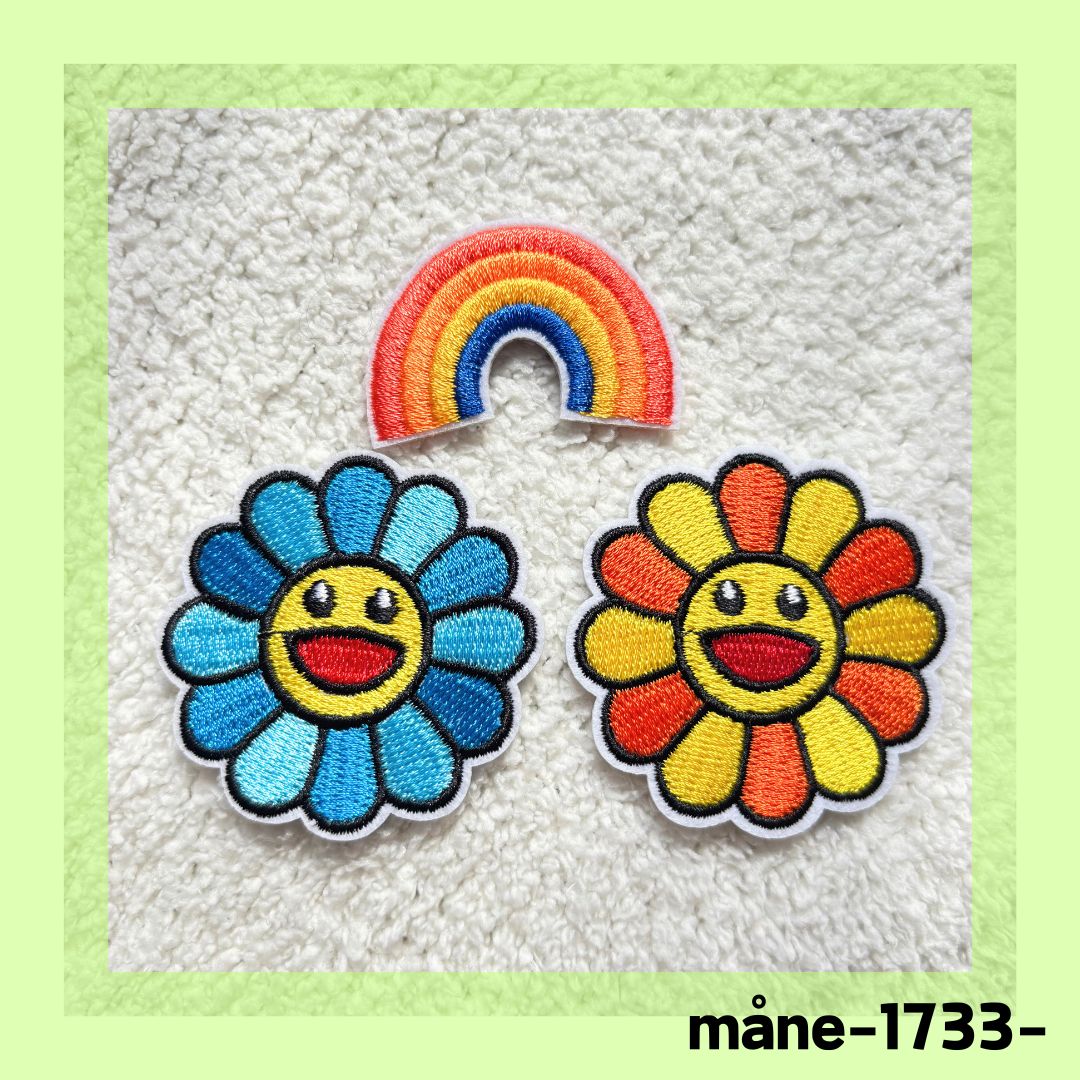 メルカリ便！アイロン 刺繍 ワッペン！セブンアップ　レインボー メルカリ便！アイロン 刺繍 ワッペン！セブンアップレインボー