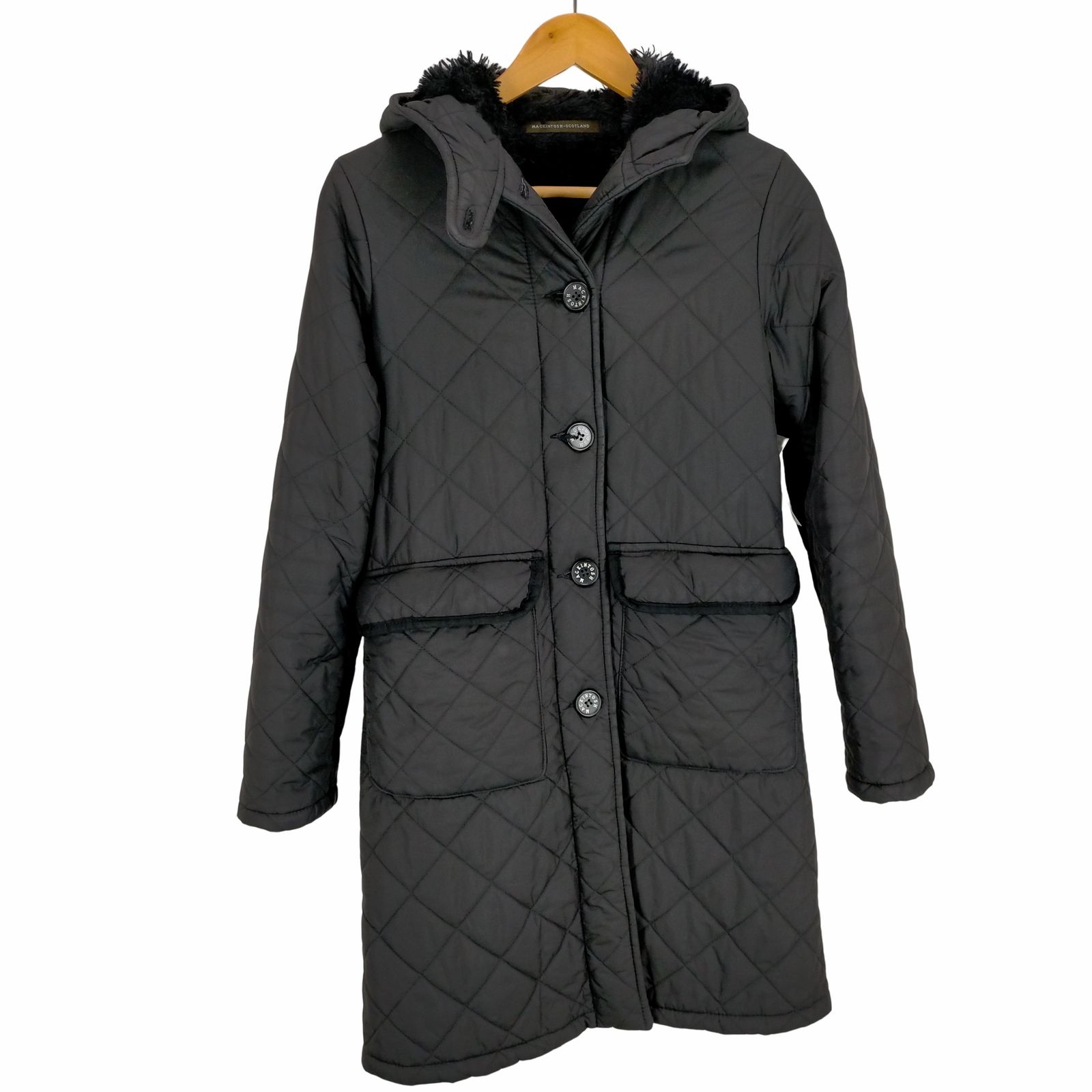 ☆最上級☆マッキントッシュ スコットランド 英国製 キルティング ボア コート 最上級】マッキントッシュ スコットランド 英国製 キルティング ボア