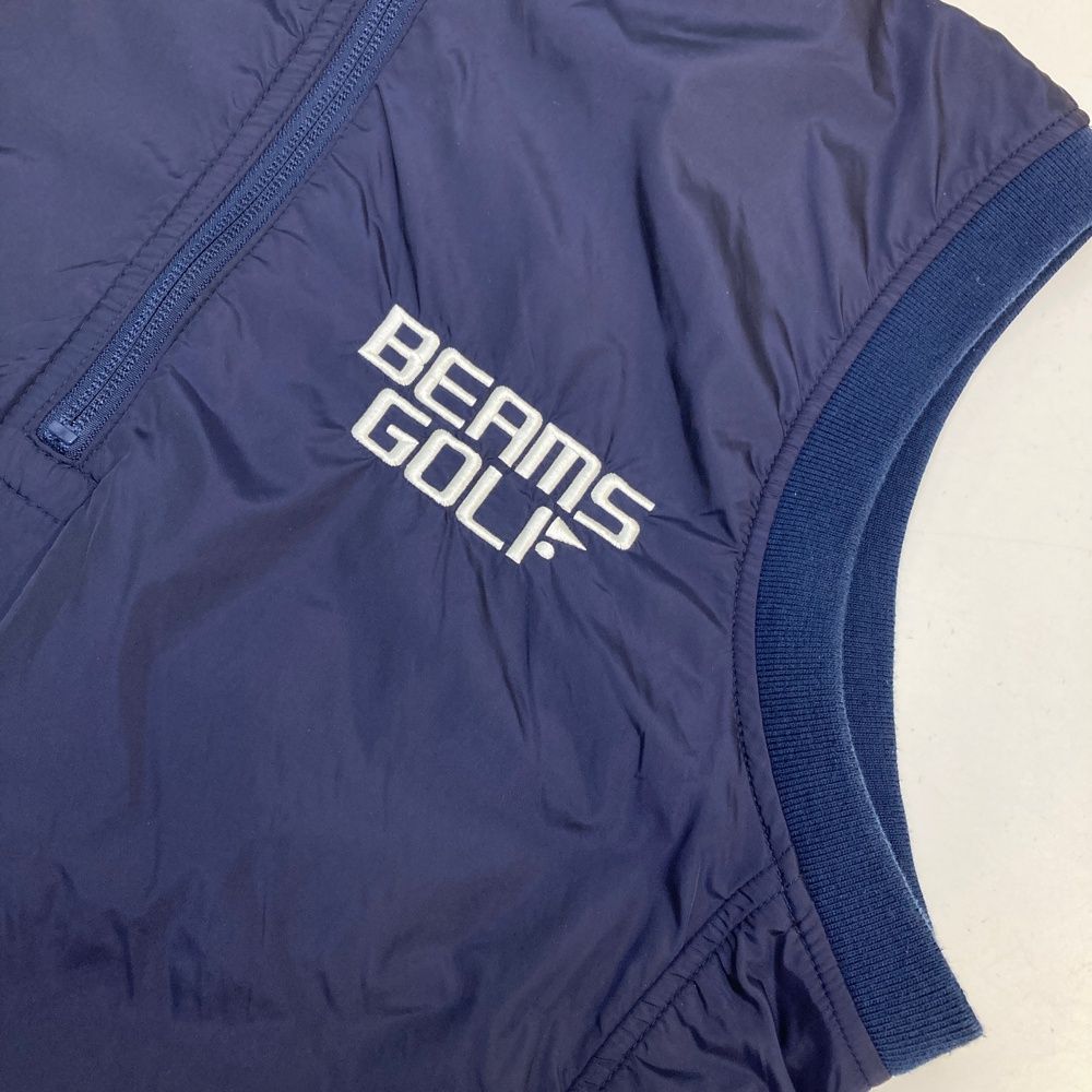 サイズ：S BEAMS GOLF ビームスゴルフ 裏地付き ハーフジップ