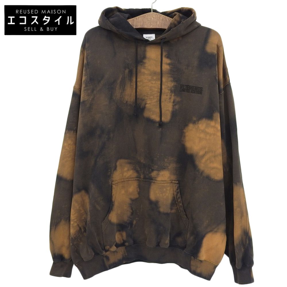 VETEMENTS ヴェトモン VETEMENTS ヴェトモン オーバーブリーチ フーディ メンズ ブラウン系 S UE63HD160B S