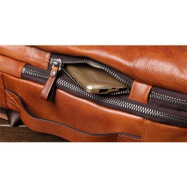 ☆新品☆ ヌメ革 ビジネスリュック 本革 デイバッグ メンズバッグ ビジネスバッグ PC レザー 手作り 紳士用 大容量 旅行 3色 通勤 出張 LLB-0001 ☆新品☆ ヌメ革 ビジネスリュック 本革 デイバッグ メンズバッグ