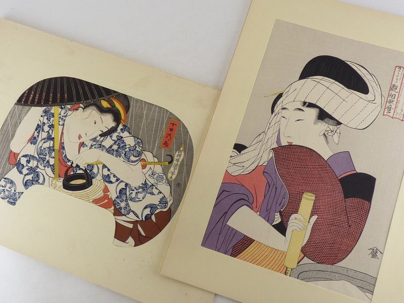 約48.5cm×約33.5cm 古法純手摺木版画