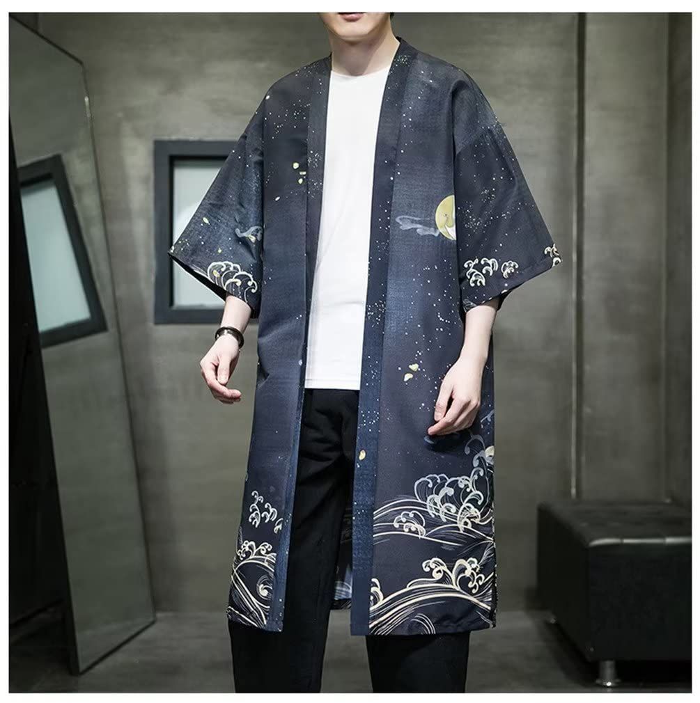 在庫処分』半袖 コーディガン 甚平 サマージャケット メンズ