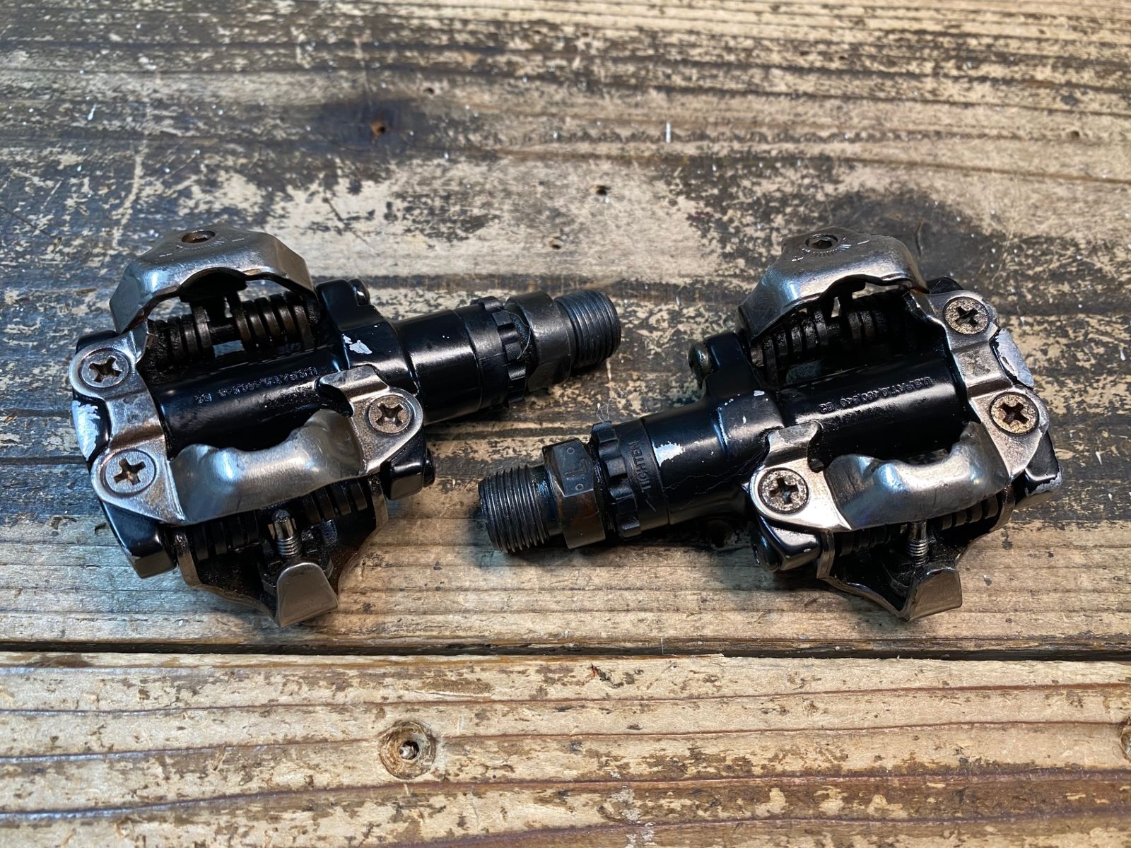 JF864 シマノ SHIMANO PD-M520 ビンディングペダル SPD - メルカリ