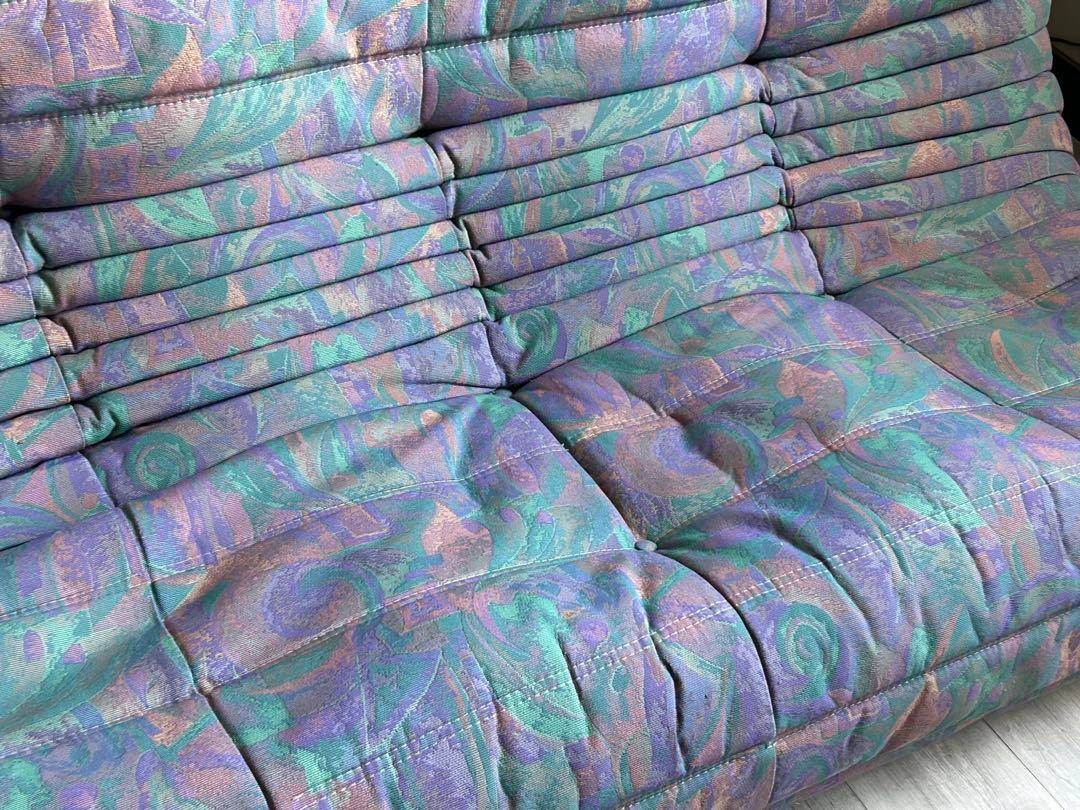 希少 リーンロゼ トーゴ　TOGO 3P 総柄 サイケ 3人掛ソファ　RZZ 希少 リーンロゼ トーゴ TOGO 3P 総柄 サイケ 3人掛ソファ RZZ