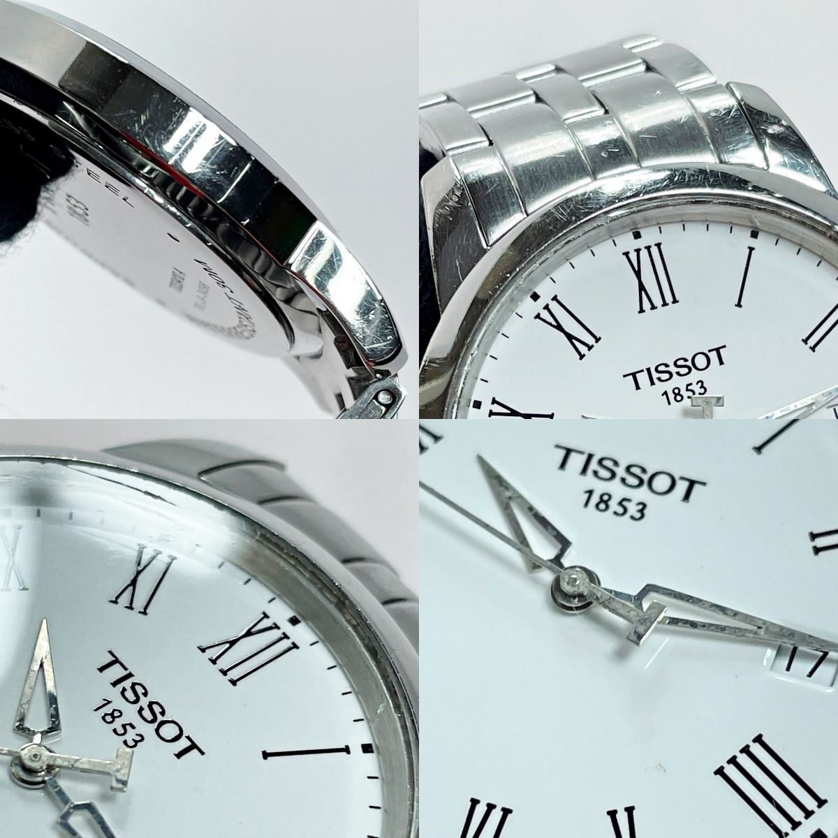 TISSOT ティソ クォーツ T033410A シルバー×ホワイト ステンレス 