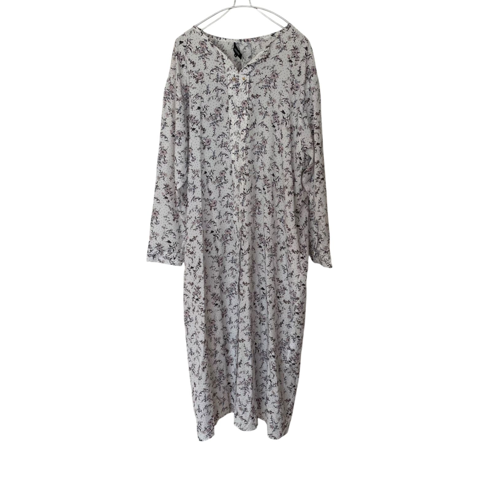 UNTITLED ツートンワンピース z1399【美品】UNTITLED アンタイトル ロングワンピース シャツ