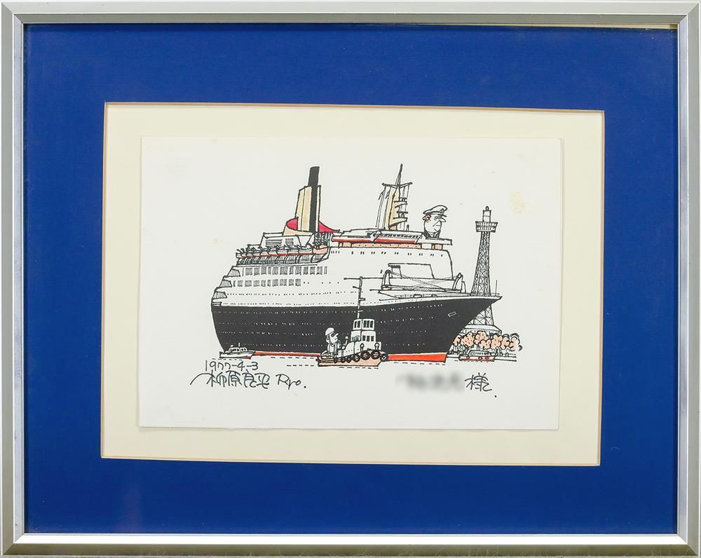 真作】【WISH】柳原良平 シルクスクリーン 1977年作 直筆サイン