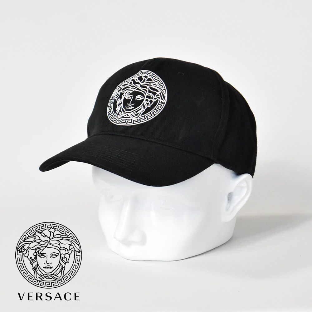 VERSACE 帽子 コットンキャップ メデューサ プリント ブランド