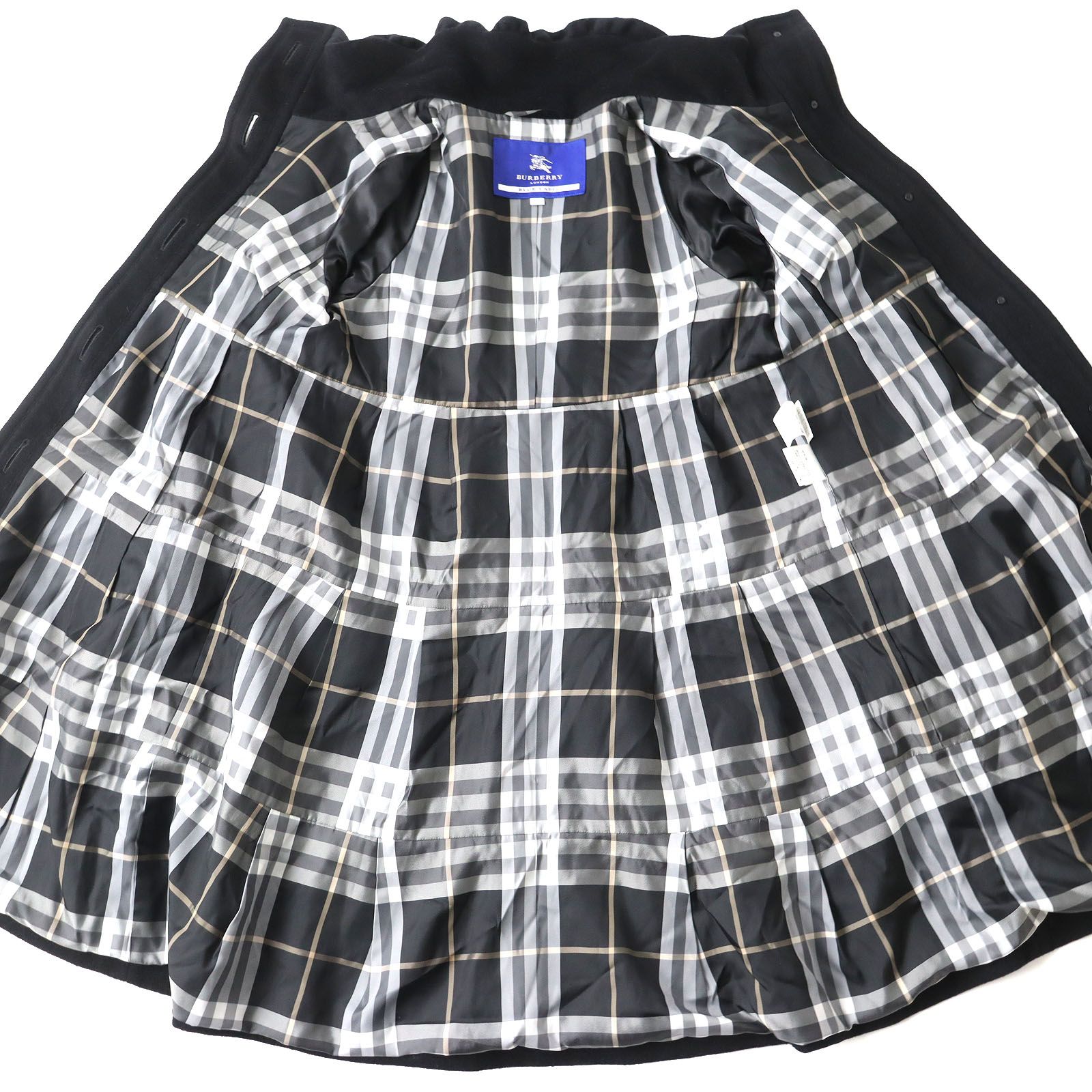 美品 バーバリー BURBERRY ブルーレーベル レディース アンゴラ
