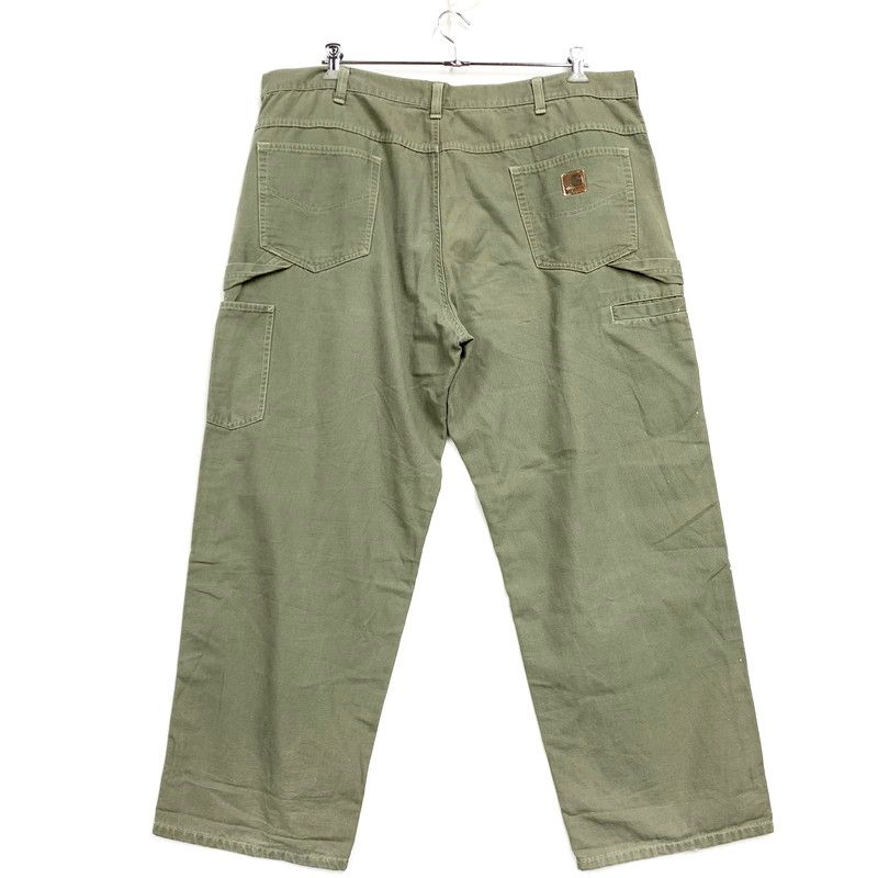 カーハート　carhart ペインターパンツ　ボロ 00s メキシコ製 carharttカーハート ブリーチ飛び ダック地