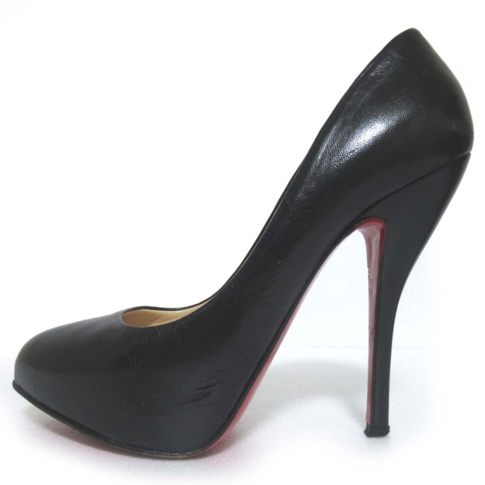 美品】日本未発売 クリスチャンルブタン レザーハイヒール