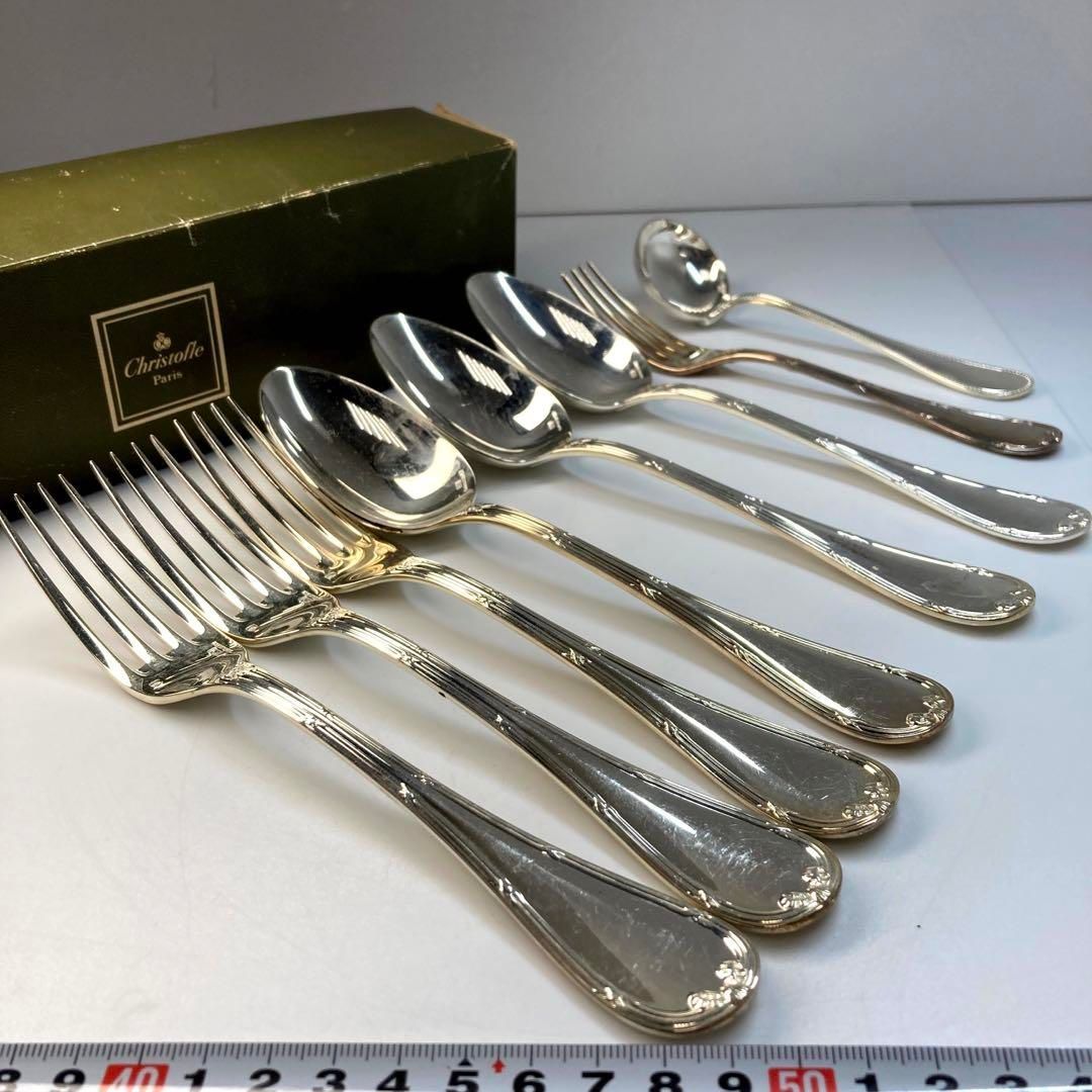 クリストフル カトラリーセット大6点 他2点 573 g 東Y 6 0131⑤