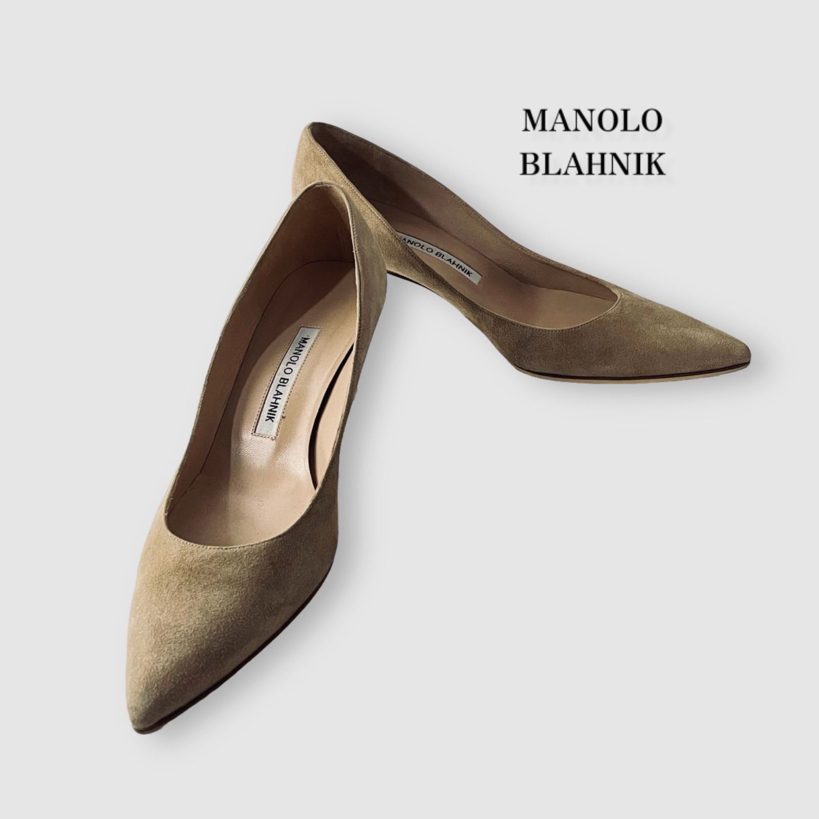 MANOLO BLAHNIK マノロブラニク パンプス ベージュ | www.agb.md