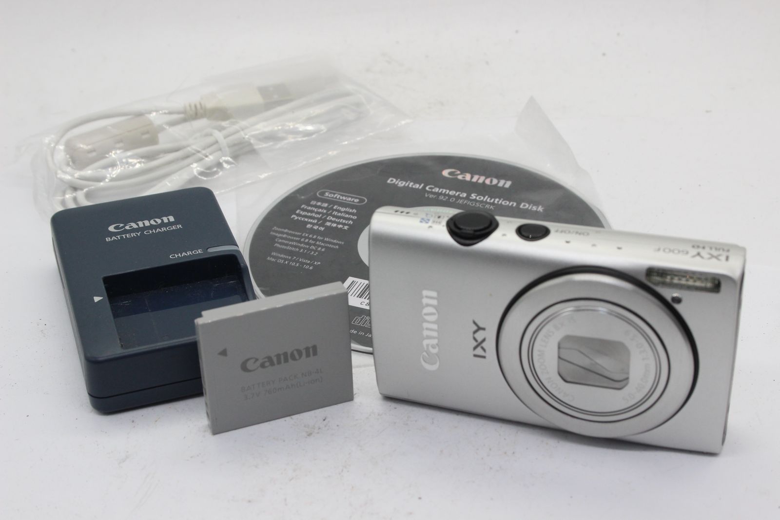 美品 返品保証】 キャノン Canon IXY 600F 8x IS バッテリー チャージャー付き コンパクトデジタルカメラ s5133 - メルカリ