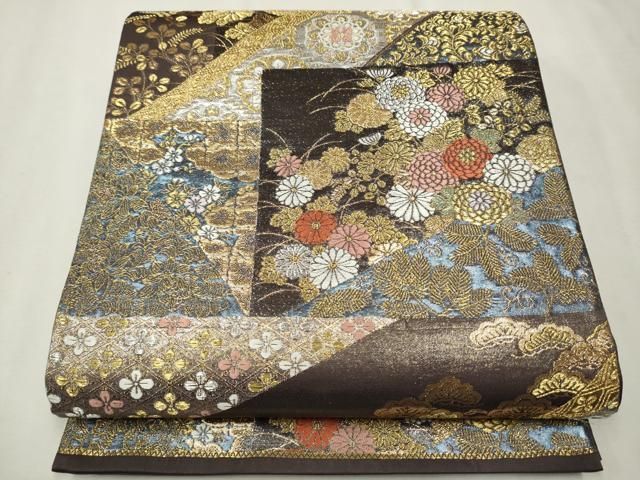 平和屋着物▽本塩沢 単衣 蚊絣 正絹 逸品 CAAV8916gh