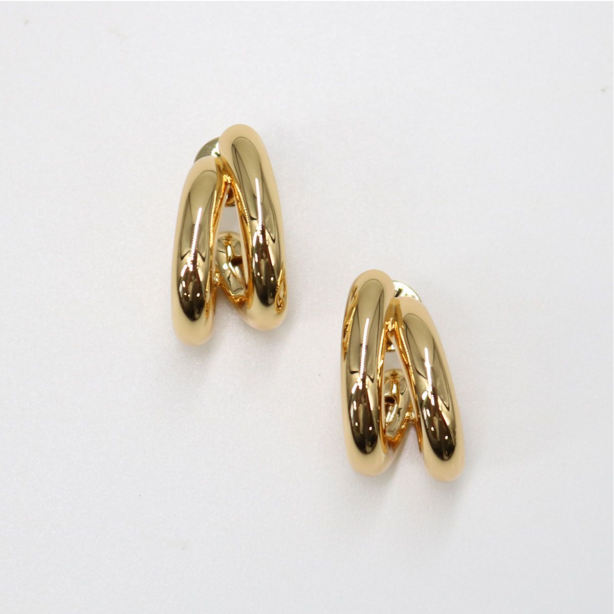 美品❤️JENNY BIRD Florence ピアス ゴールド ジェニーバード Florence Gold Double Hoop Earrings | JENNY BIRD