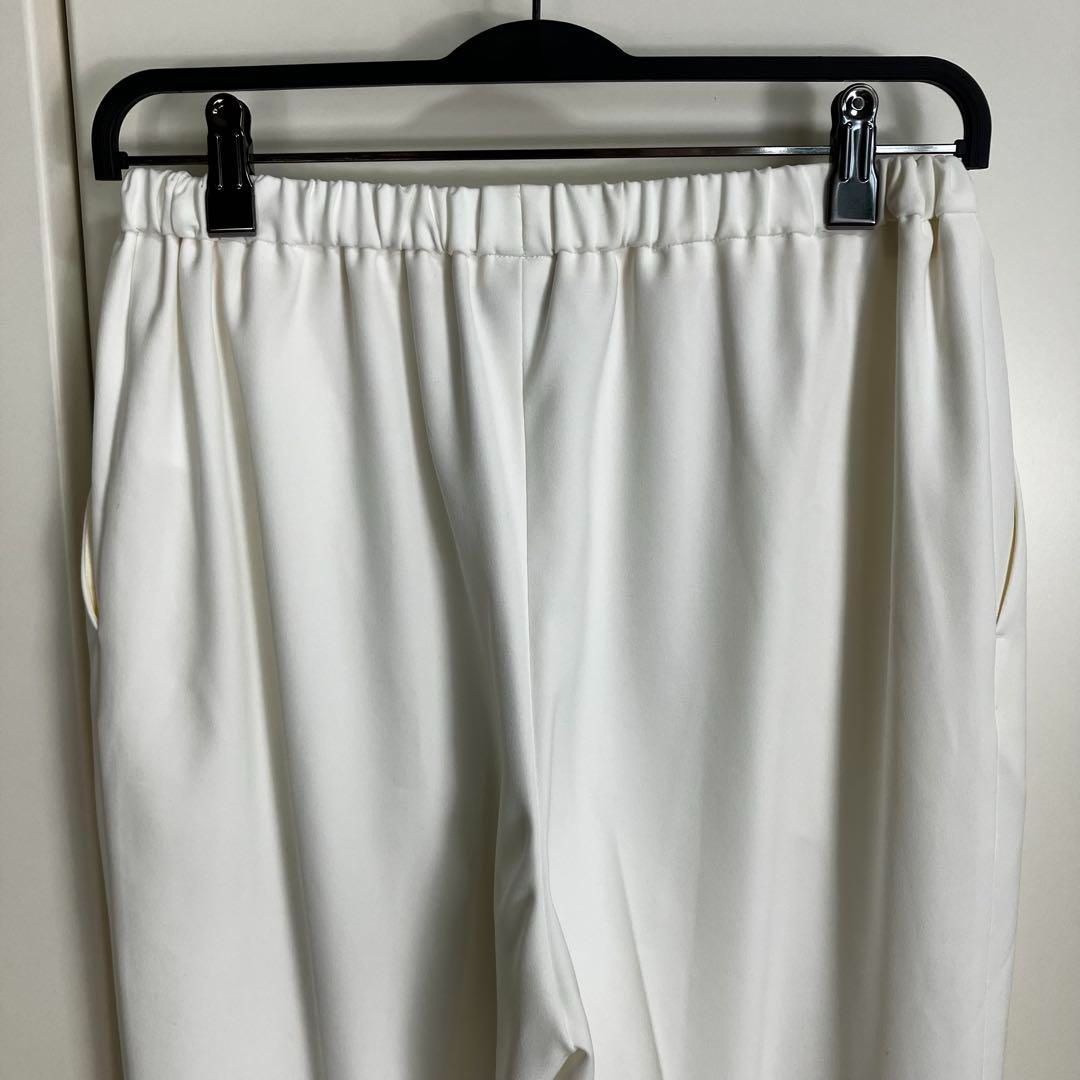 Conte（コンテ） スリットテーパードパンツ サイズ：38 ホワイト  