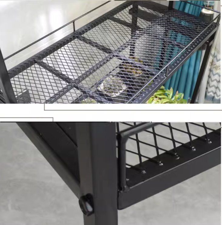 日本風ブロック根付き棚 挂補光灯 架二段 屋内 バルコニー多肉植物棚 window 植物配置置き物棚 STEELWINDOWSANDDOORS_COM