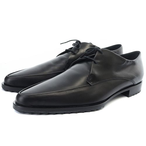 ジルサンダー JIL SANDER レースアップ レザーシューズ 37.5 24.5cm 黒