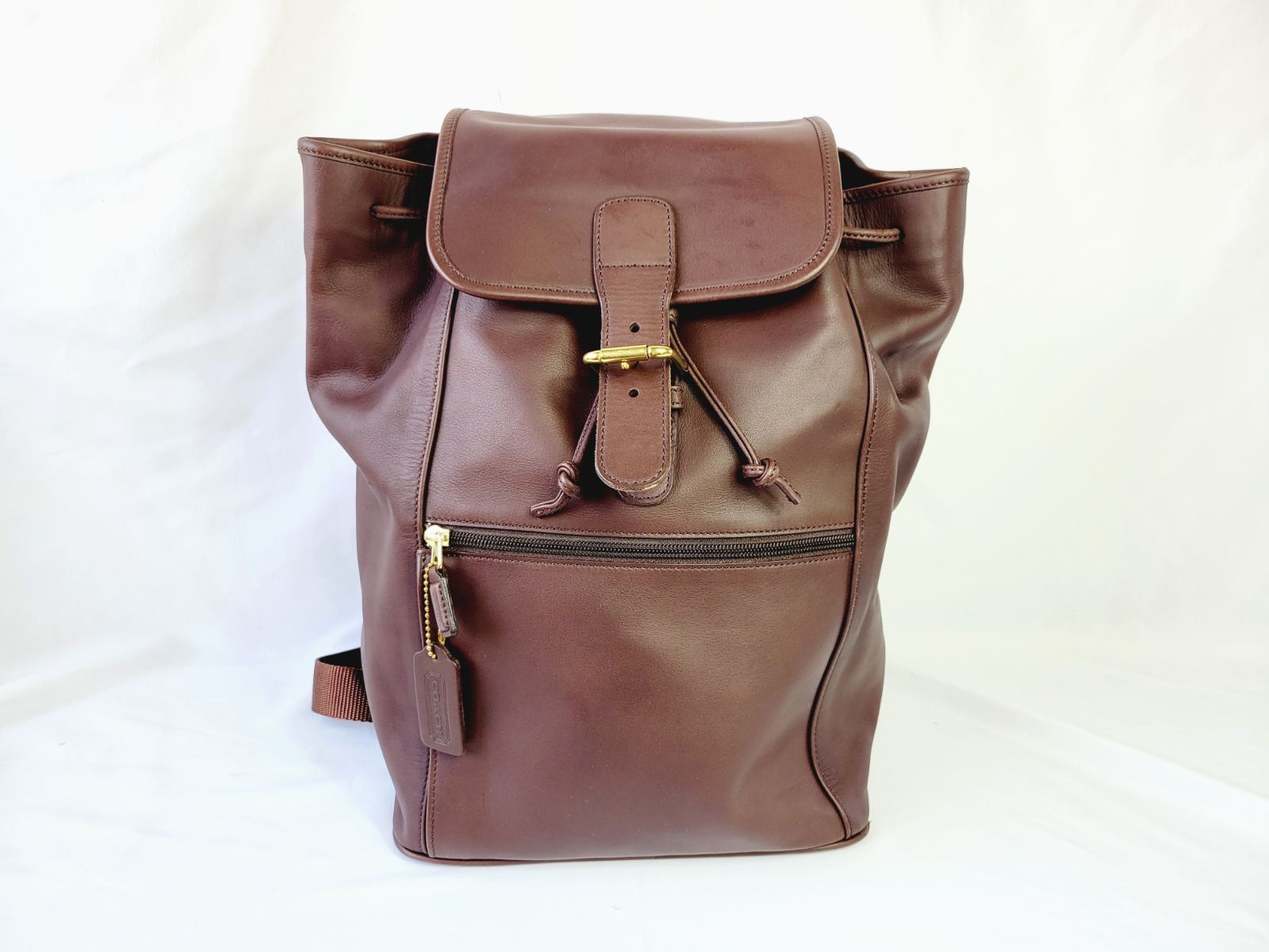 COACH コーチ レザー リュック C9V-0529 ブラウン COACH コーチ リュックサック レザー ブラウン バックパック